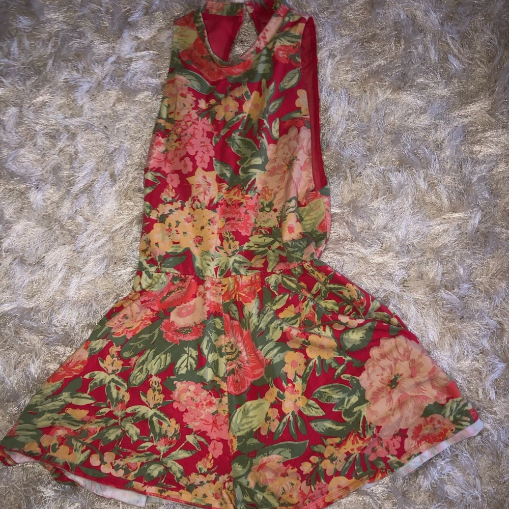 Tropical Floral Romper
